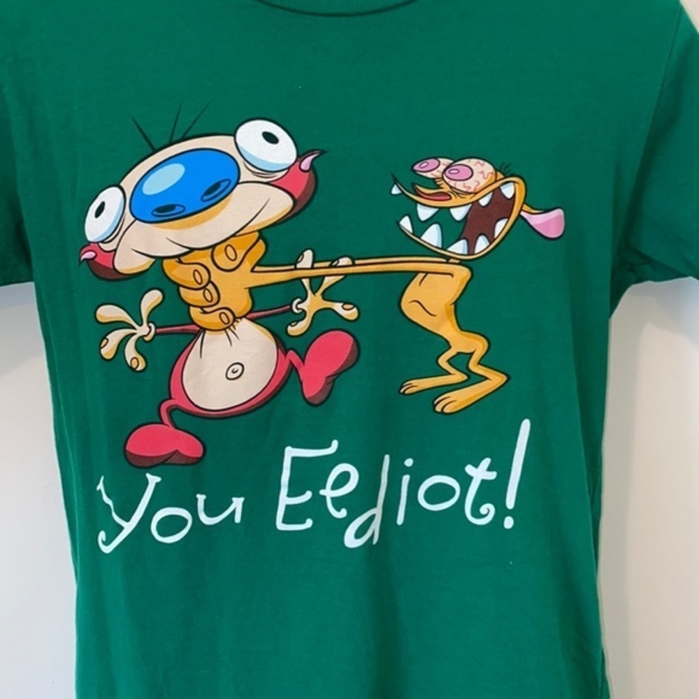 Unisex Nickelodeon Ren & Stimpy “ You Eediot” Graphic Tee - Picture 5 of 8